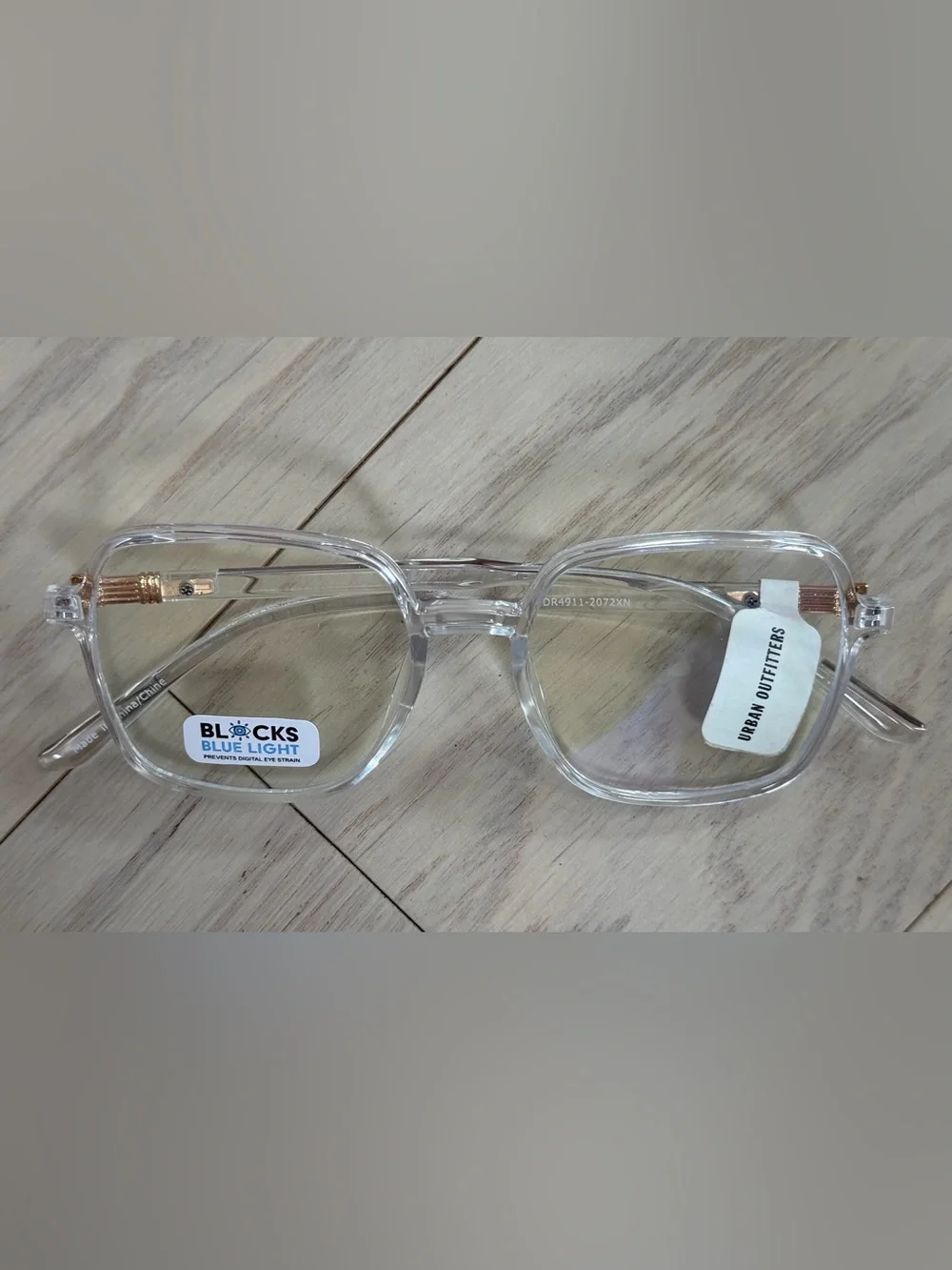 Urban Outfitters Clear - Blue Light Blocking Glasses - Transparent Frame